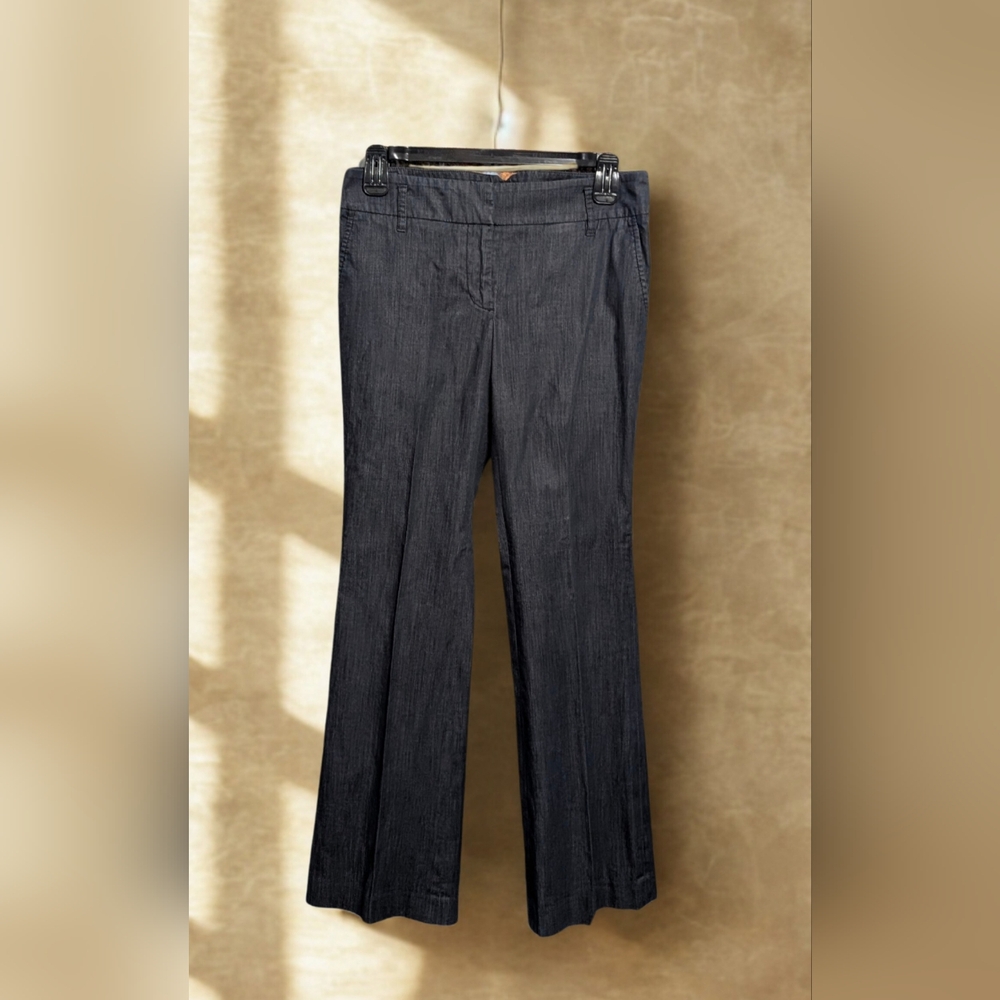 Ann Taylor LOFT Petites Dark Denim Flare Pants – Size 4P